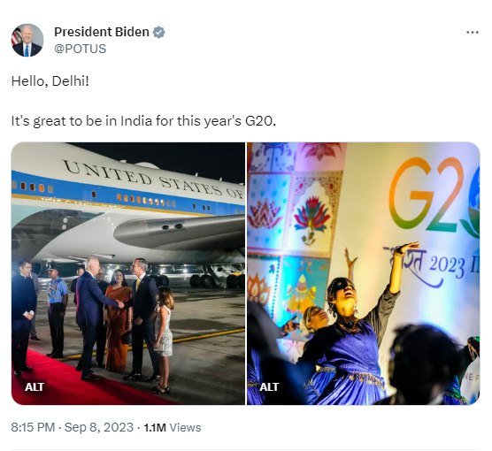 Bayden də G20 sammitinə görə Hindistana getdi - FOTO - foto 1