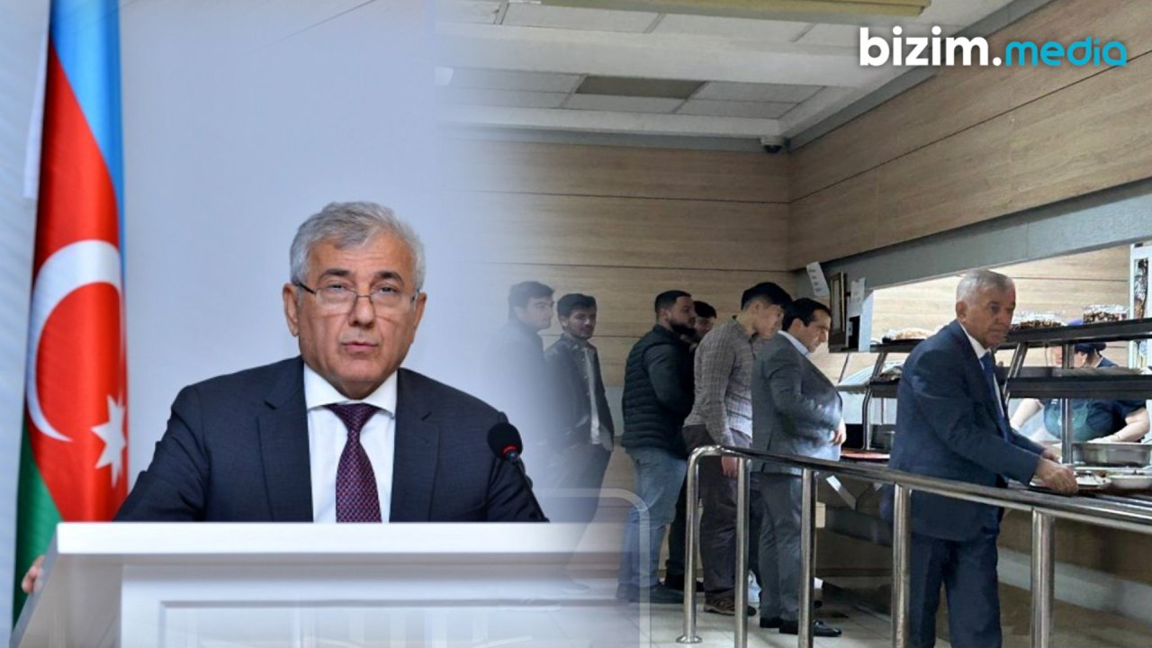 BMU-nun yeni rektoru Yaqub Piriyev tələbələrlə birlikdə NAHAR ETDİ – FOTO