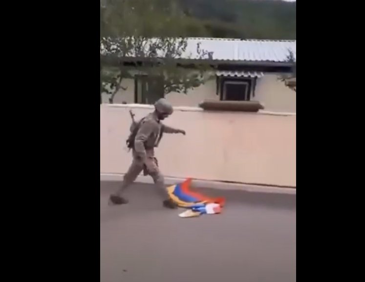 Yuxarı Oratağ kəndində separatçıların 
