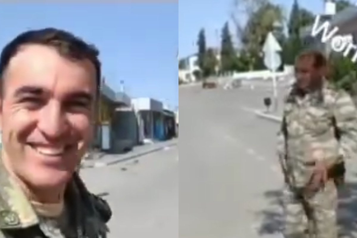 Əsgərlərimiz Xocalıdadır - VİDEO Əsgərlərimiz Xocalıdadır - VİDEO