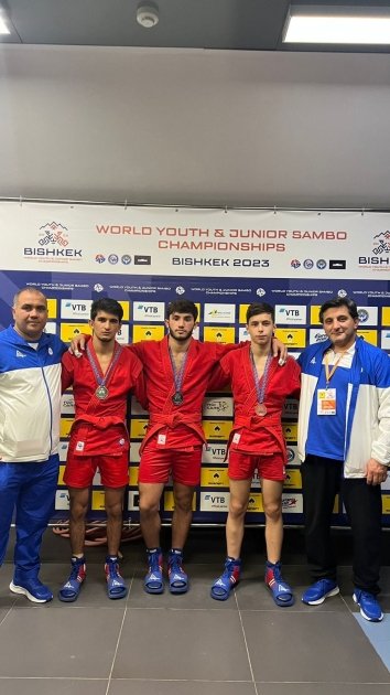 Samboçularımız dünya birinciliyindən beş medalla qayıdırlar - FOTO 