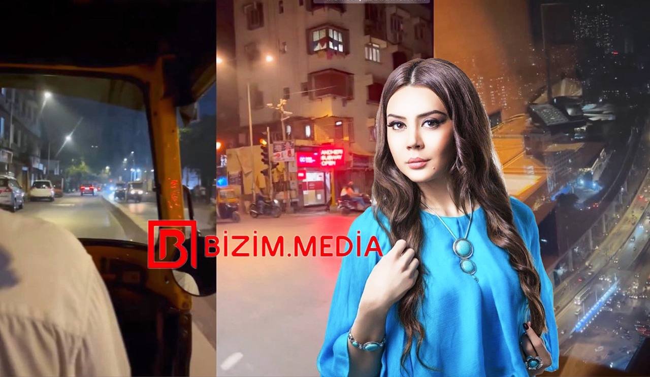 Oksananın Hindistandakı gecə gəzintisi - VİDEO