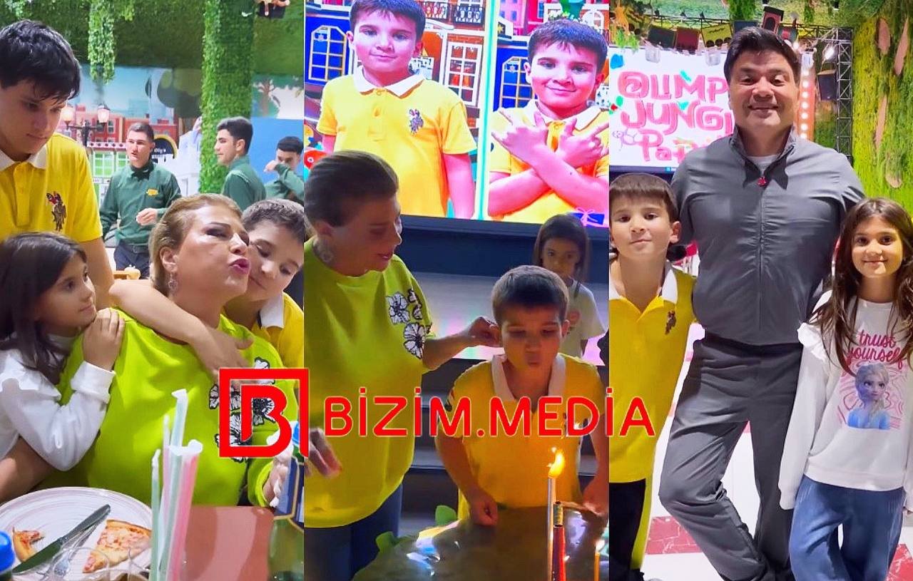 Mətanət keçmiş gəlini Cananasız nəvəsinə ad günü keçirdi - VİDEO 