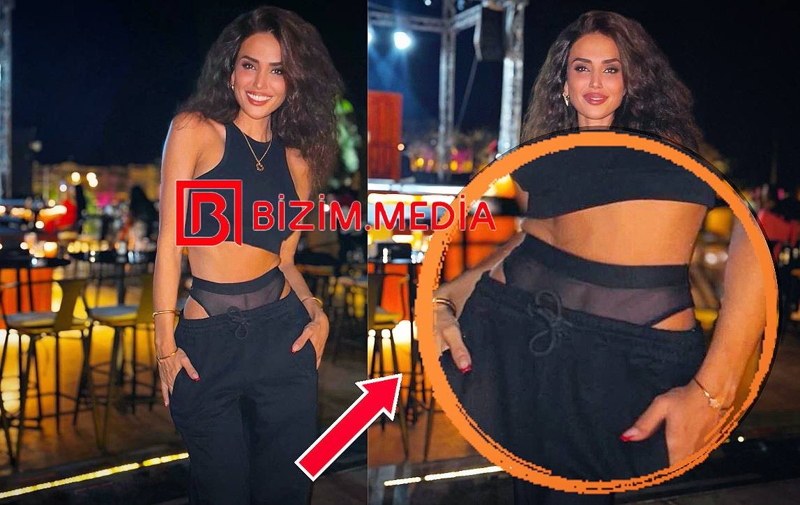 Misirdə tətildə olan Pərvinin şalvarı başına bəla açdı - FOTO