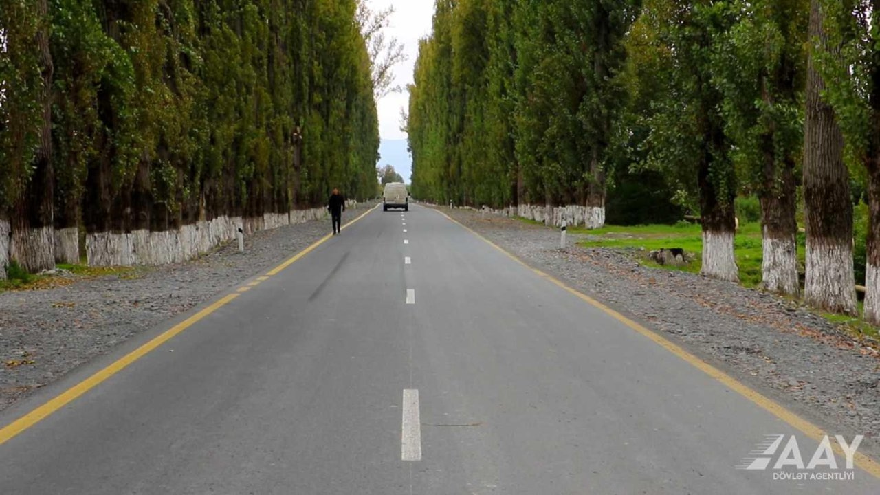 Zaqatalada bu yol yenidən quruldu - FOTO/VİDEO - foto 2