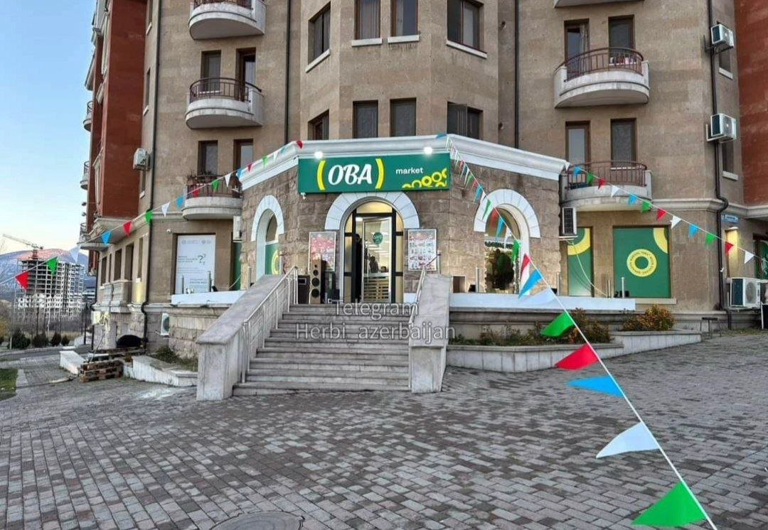 Xankəndi şəhərində ilk market AÇILDI - VİDEO