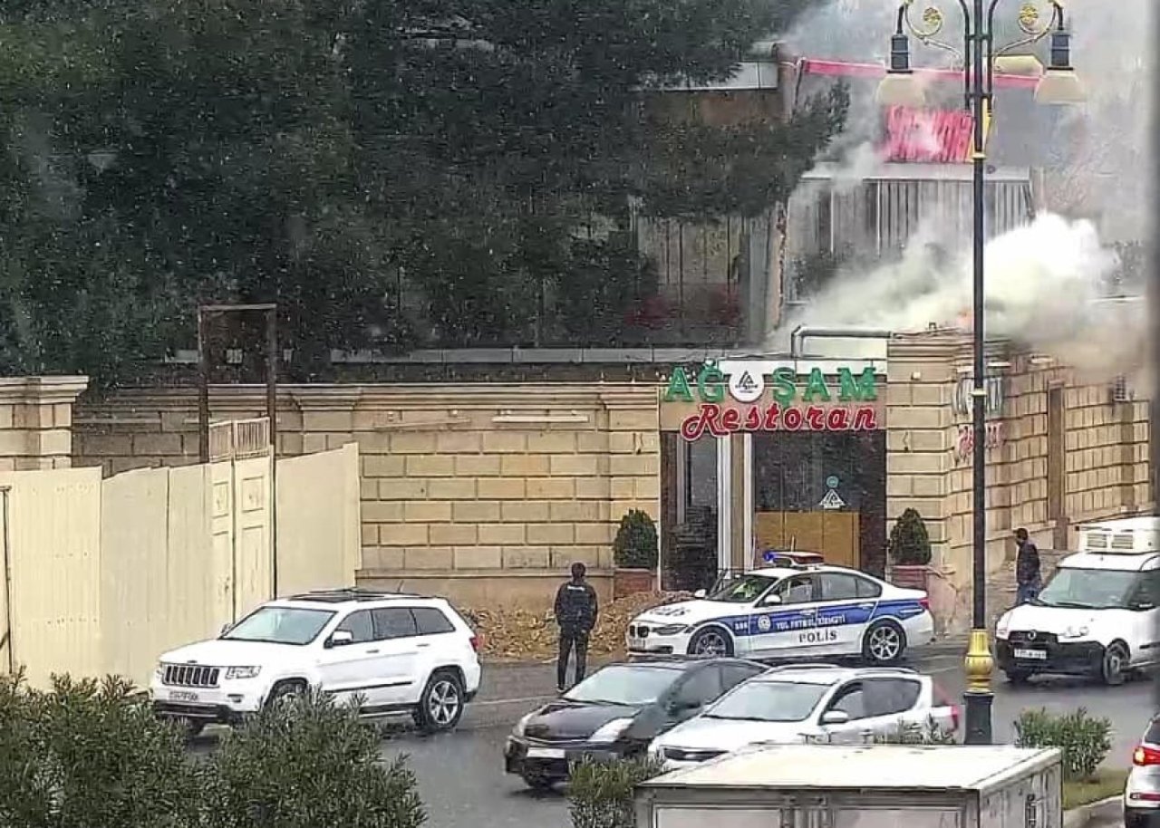 Bakıda məşhur restoranda YANĞIN – FOTO/VİDEO  