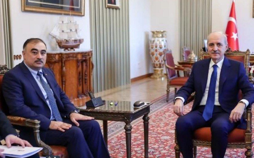 TBMM sədri Azərbaycan səfirini qəbul edib