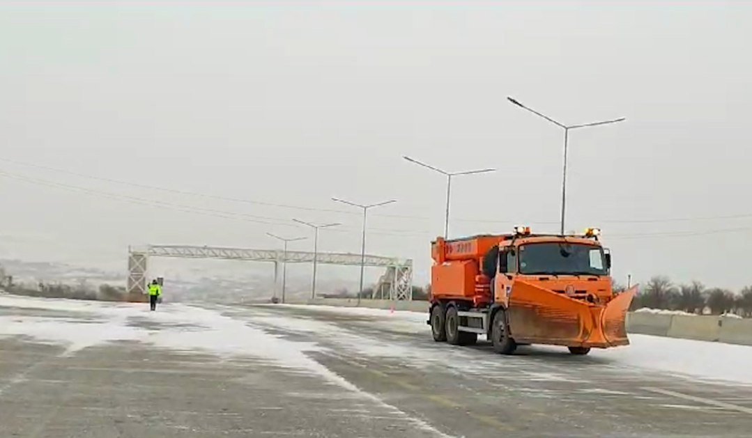 Bakı-Şamaxı-Yevlax avtomobil yolunda vəziyyət necədir? - VİDEO