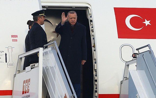 Ərdoğan Birləşmiş Ərəb Əmirliklərinə getdi