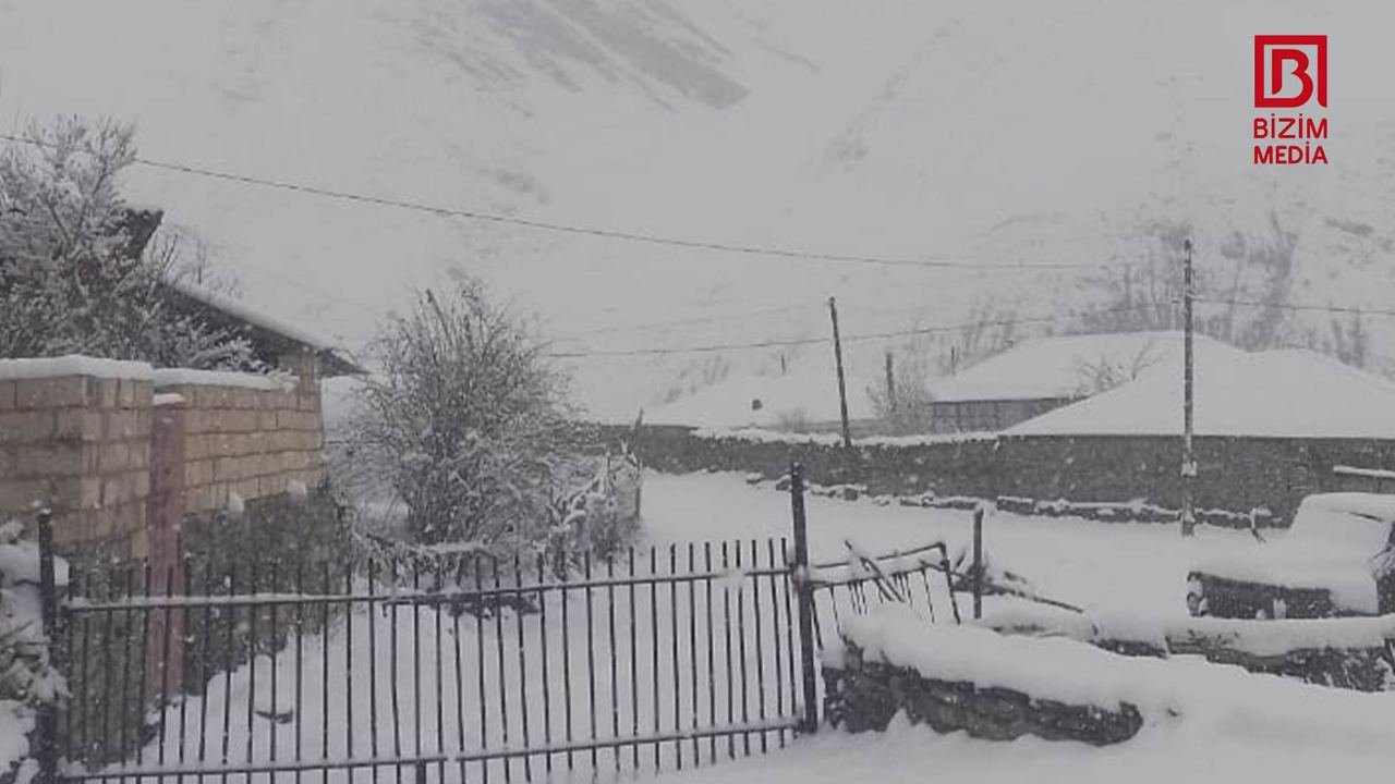Quba və Qusara 3 sm-dən çox qar yağıb – FOTO/VİDEO - foto 2