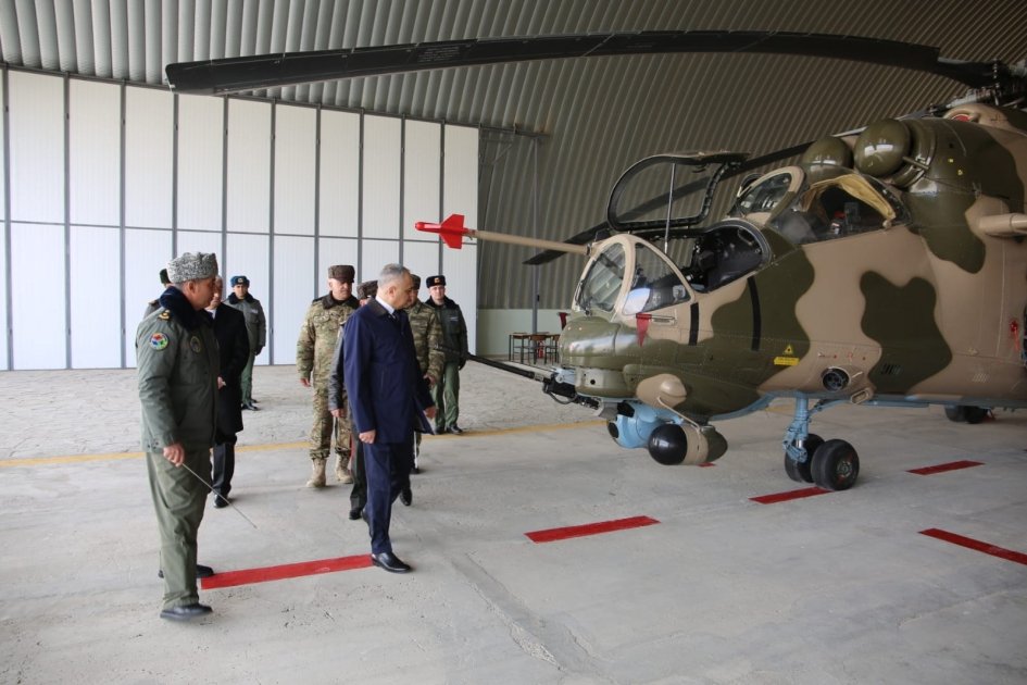 Prezidentin səlahiyyətli nümayəndəsi Hərbi Hava və Hava Hücumundan Müdafiə birləşmə və hissələrində - FOTO