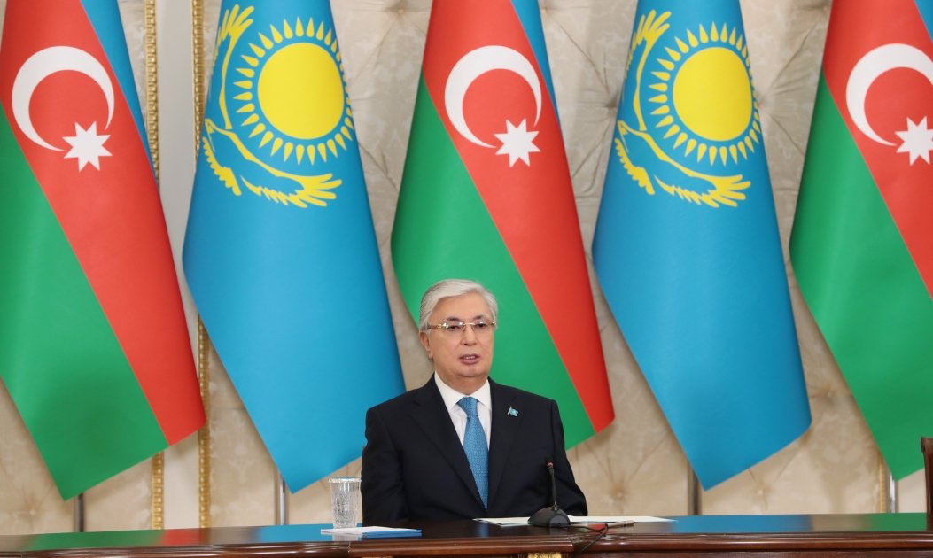 Tokayev: “Qazaxıstan xalqı Azərbaycanın tarixi qələbəsinə sevinib” - VİDEO