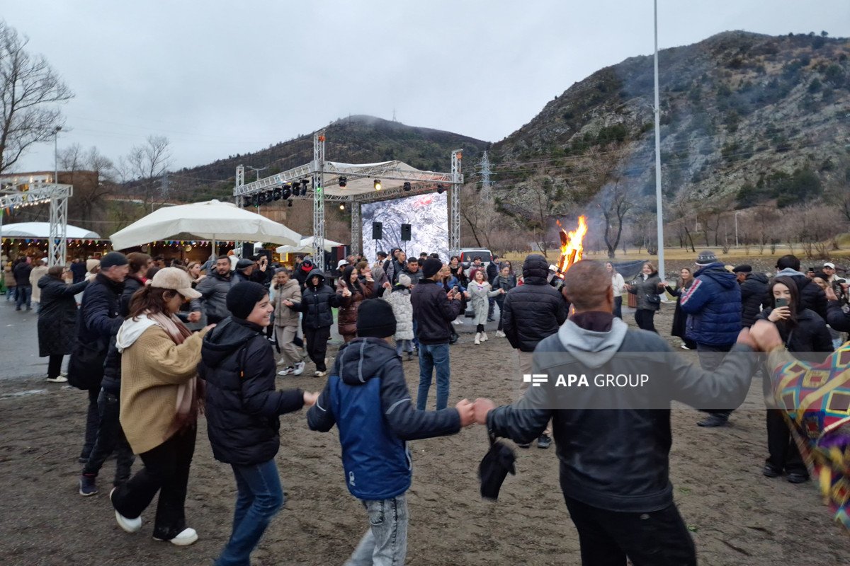 Laçında 32 ildən sonra İlaxır çərşənbənin tonqalı qalandı - FOTO/VİDEO - foto 4