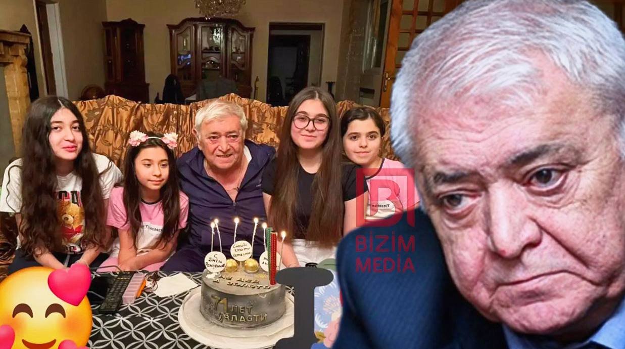 71 yaşını qeyd edən Aqil Abbasa nəvələrindən SÜRPRİZ - FOTO