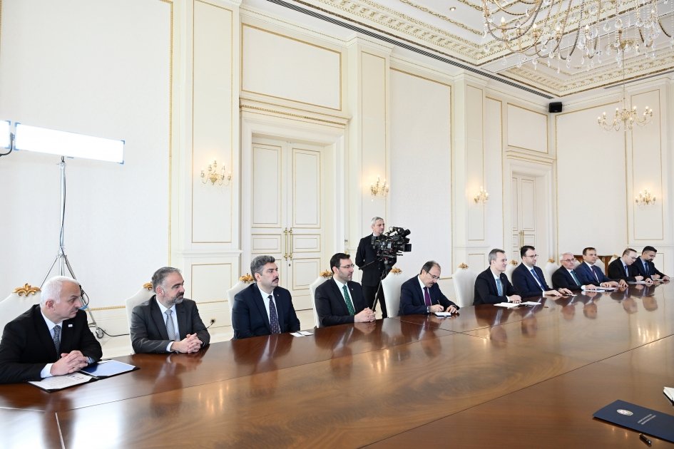 İlham Əliyev Türkiyə Prezident Administrasiyasının komitə sədrini qəbul edib - FOTO - foto 3