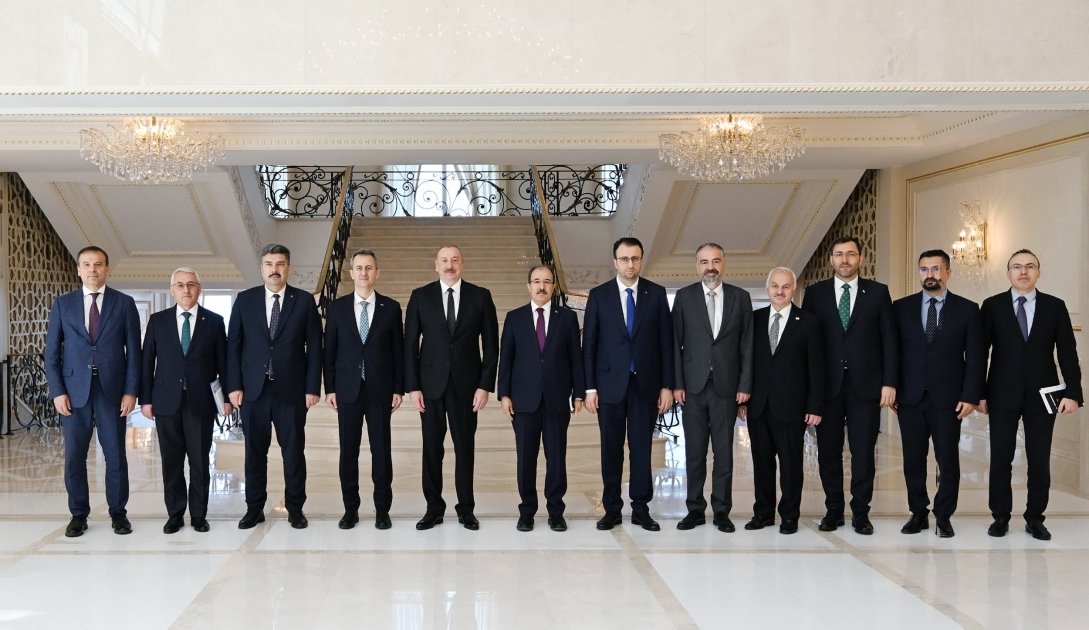 İlham Əliyev Türkiyə Prezident Administrasiyasının komitə sədrini qəbul edib - FOTO - foto 5