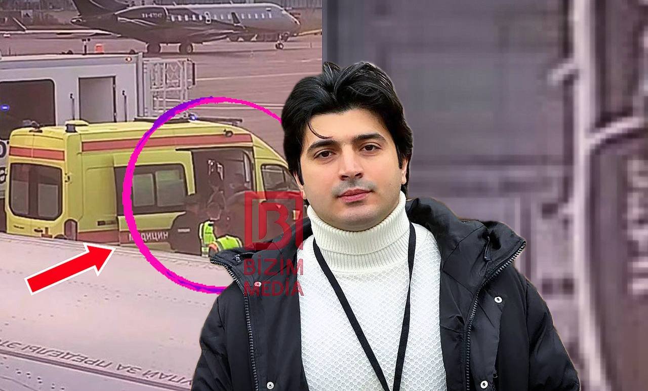 Murad İsmayıl təyyarədə həyəcan dolu anların şahidi oldu - VİDEO