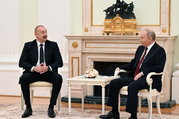 İlham Əliyev və Vladimir Putinin BAM veteranları ilə görüşü KEÇİRİLİB - VİDEO
