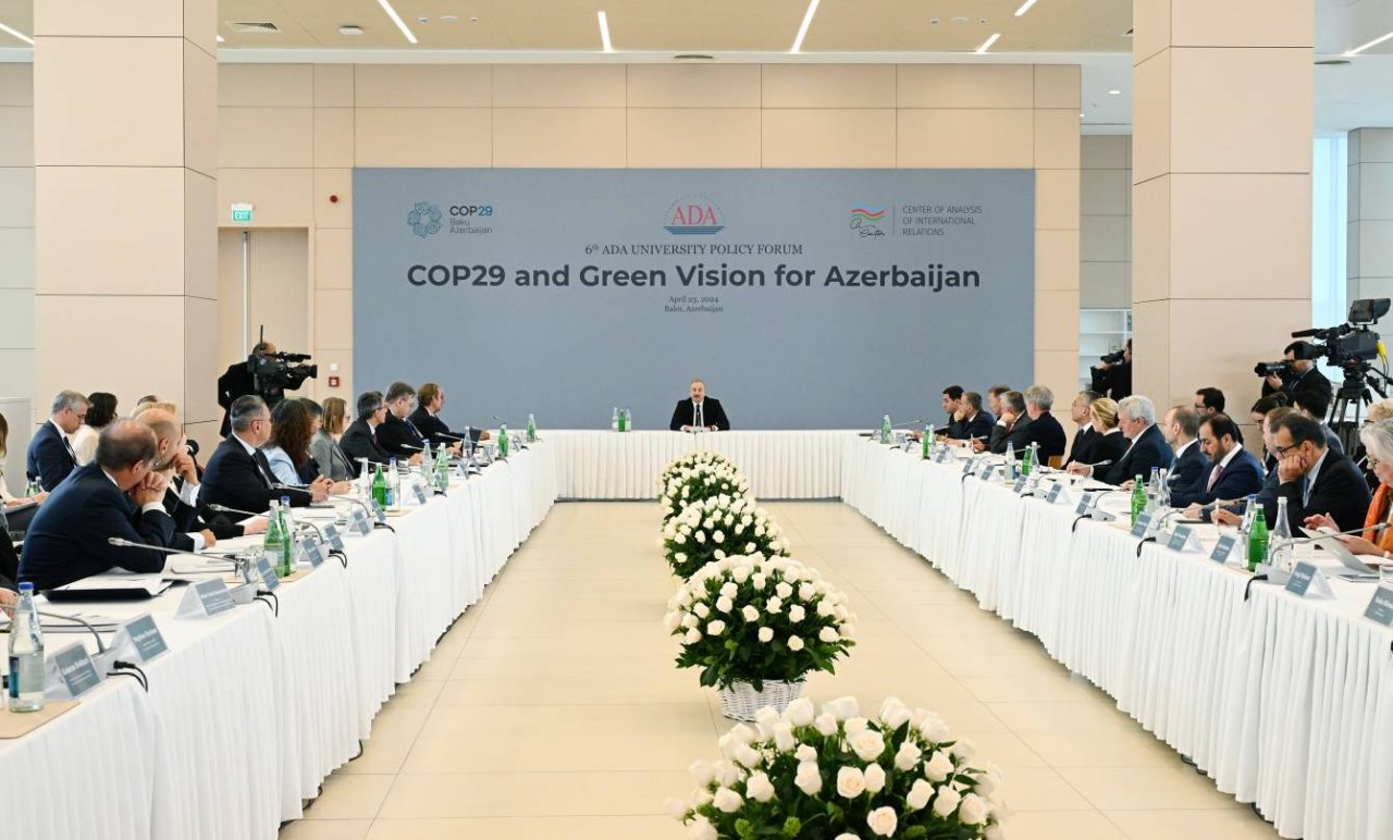 Prezident ADA Universitetində beynəlxalq forumda iştirak edib - FOTO/VİDEO - foto 3