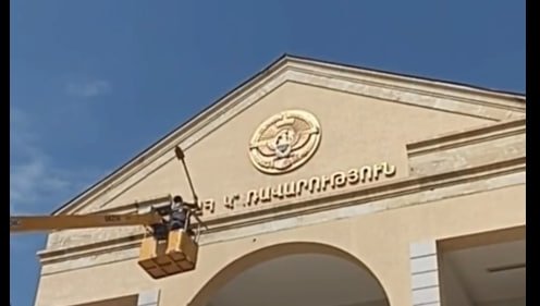 Xankəndidə separatçıların 