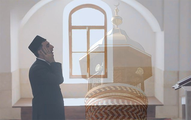 Ağdam Cümə məscidində ilk Azan VERİLİB - VİDEO 
