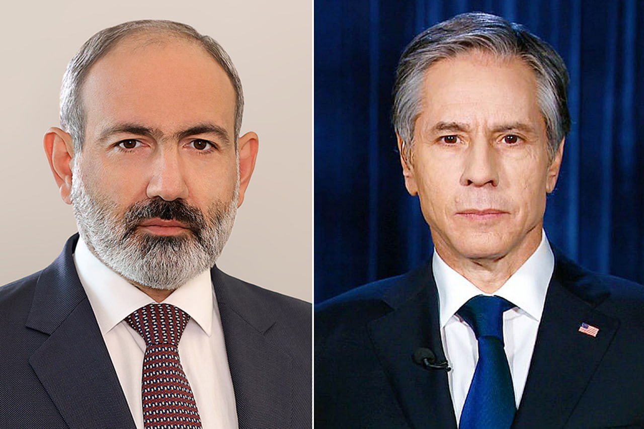 Paşinyan Blinkenlə Azərbaycanla sərhədlərin delimitasiyası məsələsini müzakirə etdi