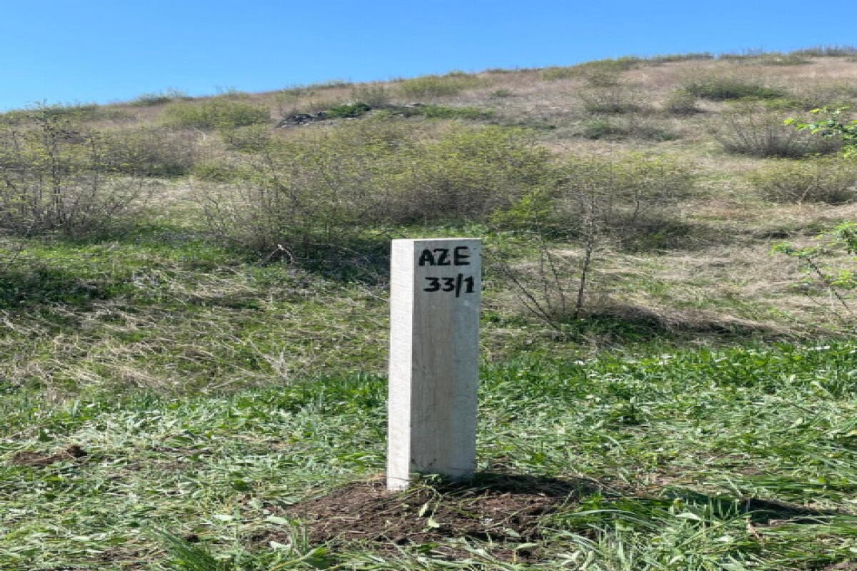 Azərbaycanla Ermənistan arasında 35 sərhəd dirəyi QURAŞDIRILIB