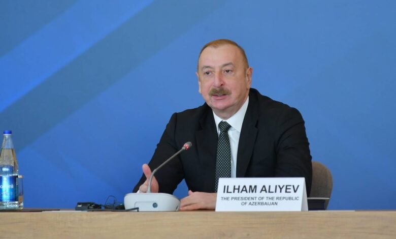 Dövlət başçısı: “Azərbaycan əsrlər boyu mədəniyyətlərin qovuşduğu məkan olub” - VİDEO Dövlət başçısı: “Azərbaycan əsrlər boyu mədəniyyətlərin qovuşduğu məkan olub” - VİDEO