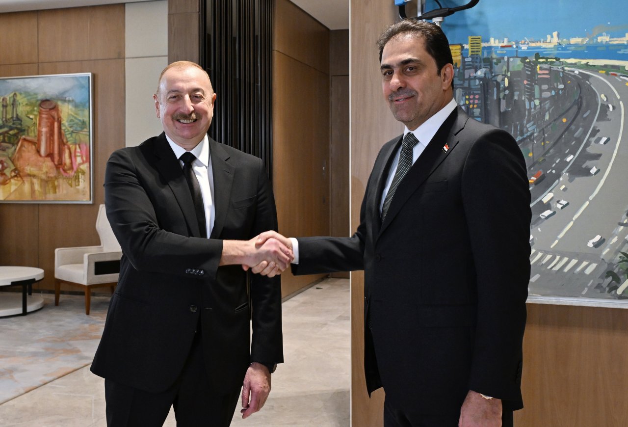 Prezident İraq Parlamentinin sədrini qəbul etdi – FOTO   - foto 3