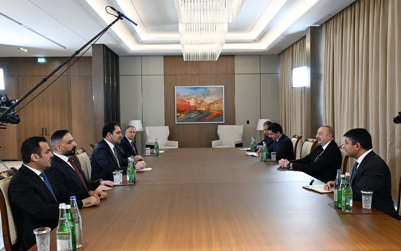 Prezident İraq Parlamentinin sədrini qəbul etdi – FOTO  
