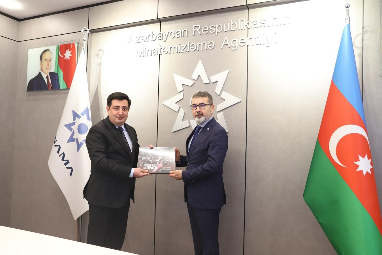 Azərbaycanla Türkiyə arasında minalarla mübarizədə əməkdaşlıq müzakirə olunub - FOTO - foto 1