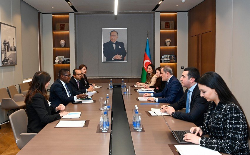 Ceyhun Bayramov Quterreşin müşavirini QƏBUL EDİB - FOTO