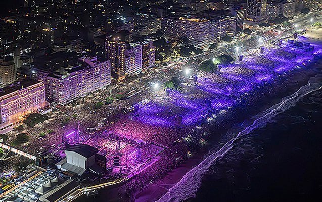 Madonnanın pulsuz konsertinə 1,6 milyon insan gəldi