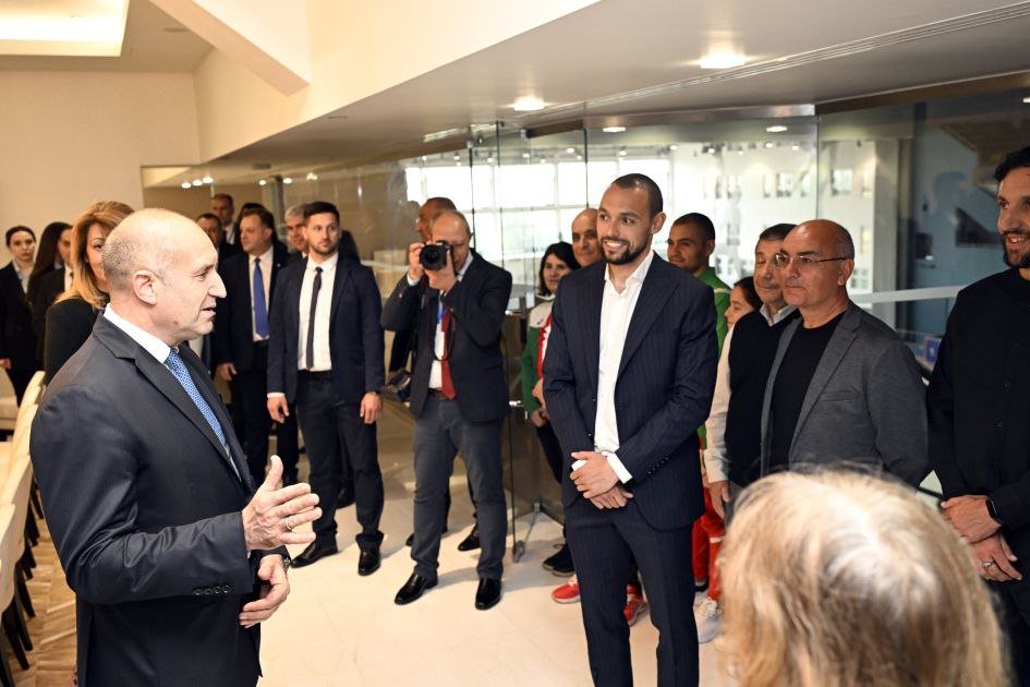 Bolqarıstan Prezidenti və xanımı Milli Gimnastika Arenasında - FOTO - foto 6