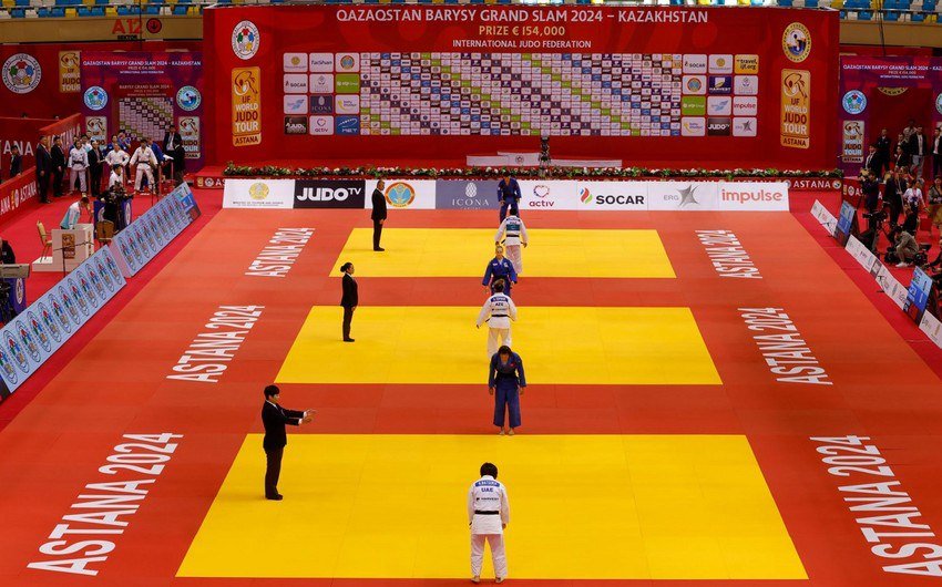 Daha dörd cüdoçumuz Astanada mübarizəyə başlayır Daha dörd cüdoçumuz Astanada mübarizəyə başlayır