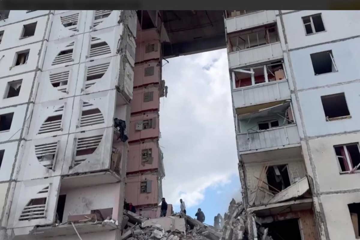 Ukrayna Belqorod şəhərinə zərbə endirdi: 4 ölü, 21 yaralı var - VİDEO