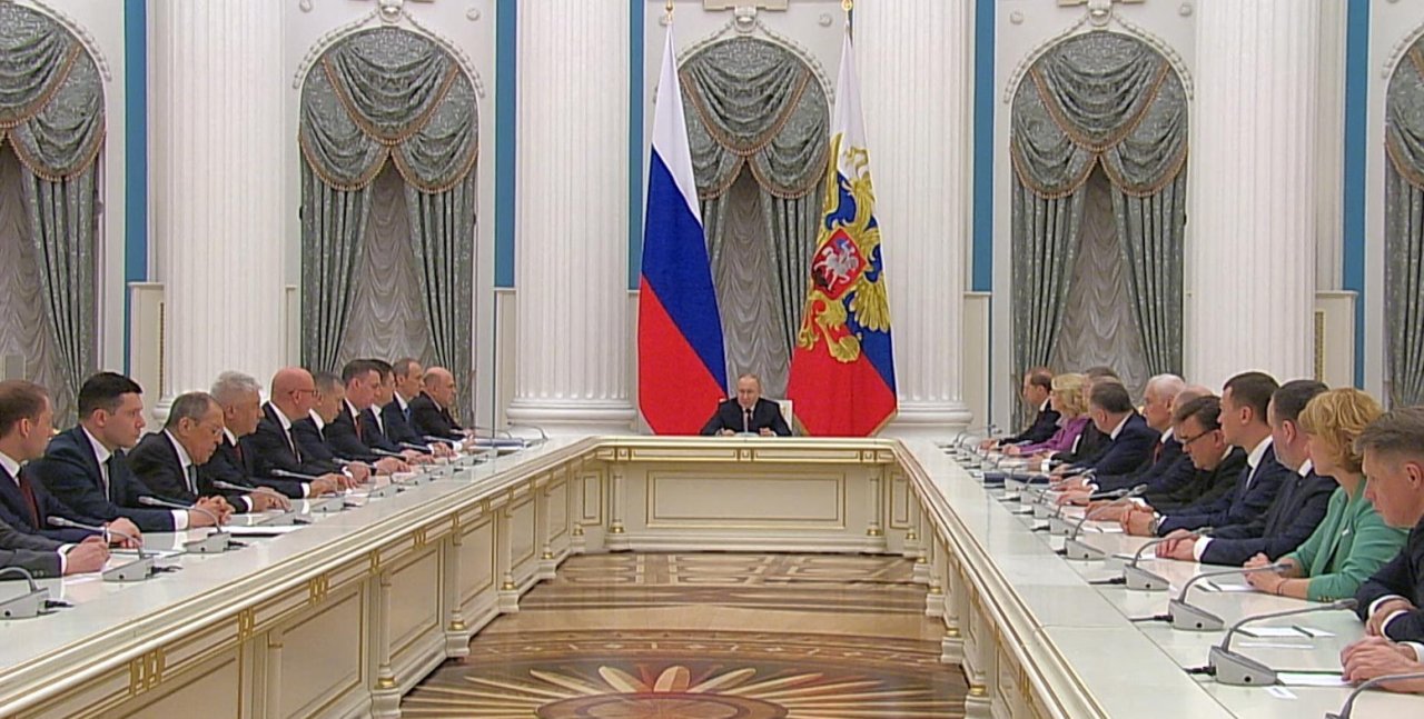 Putin Kremldə hökumətin yeni tərkibi ilə görüş KEÇİRİB - VİDEO 