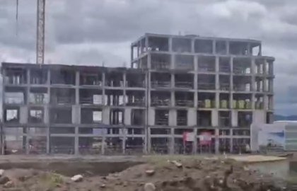 Ağdamda yaşayış komplekslərinin tikintisindən yeni GÖRÜNTÜLƏR - VİDEO