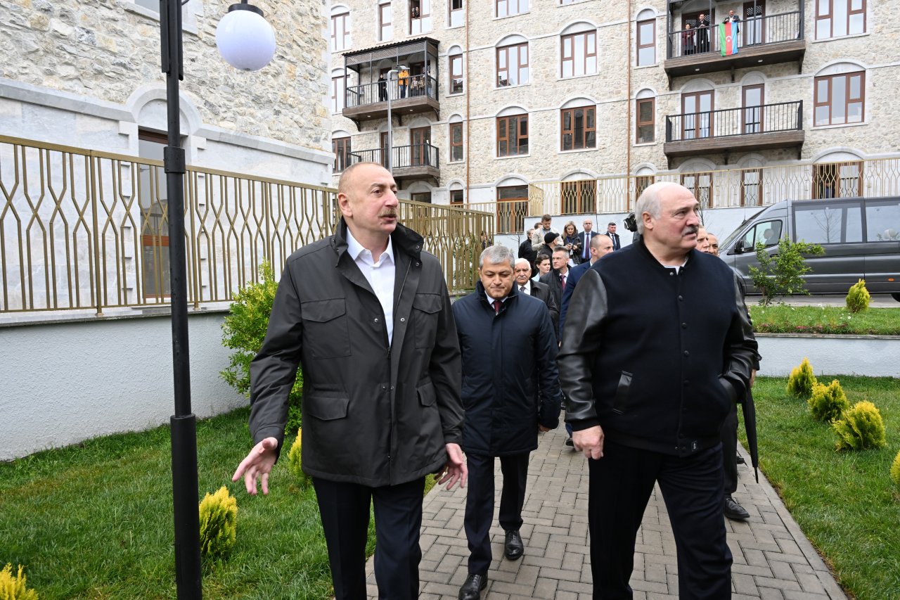 Azərbaycan və Belarus Prezidentləri Şuşada - FOTO/VİDEO - foto 6