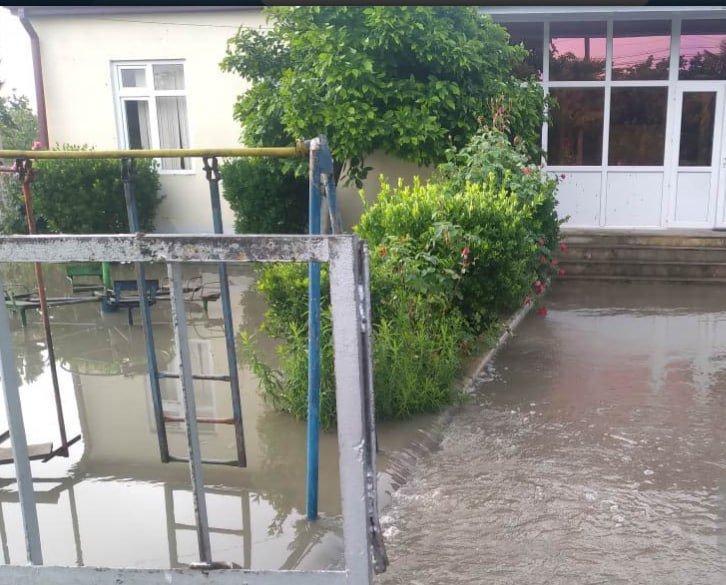 Zaqatalada 250-yə yaxın evin həyətyanı sahəsini sel suları basdı - FOTO