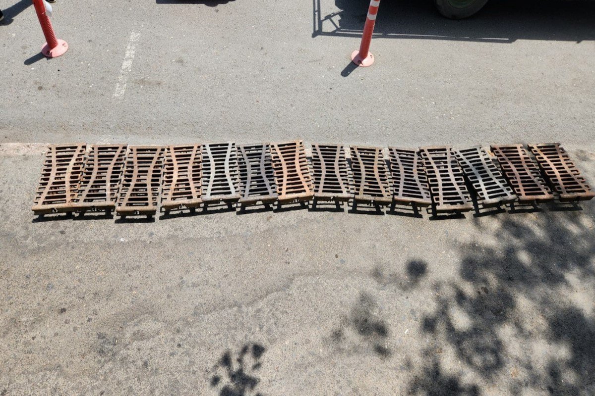 Bakıda kanalizasiya quyusundan oğurluq edən şəxs tutuldu – FOTO/VİDEO  