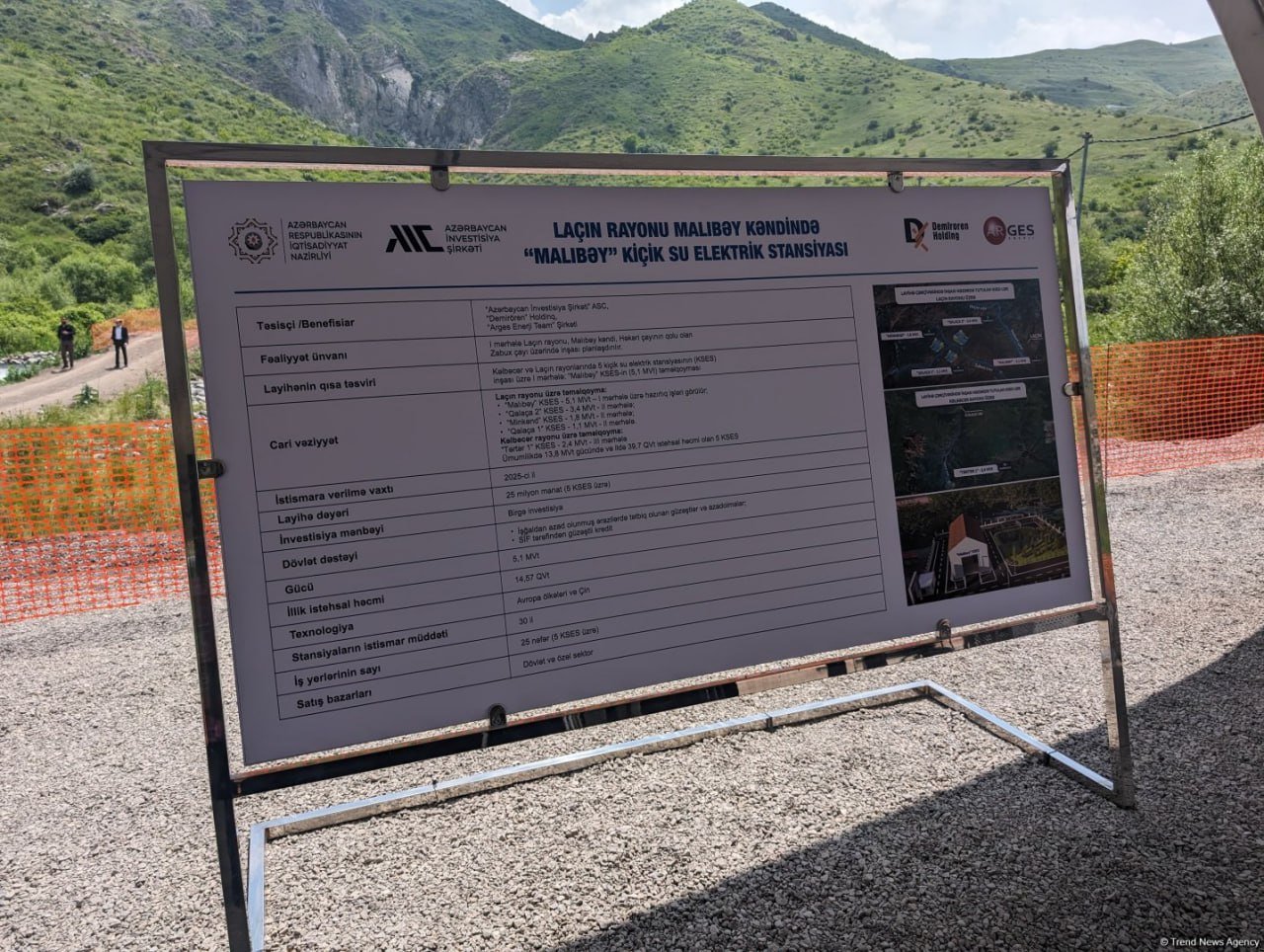 Laçında kiçik su elektrik stansiyasının təməlqoyma mərasimi olub - FOTO - foto 3