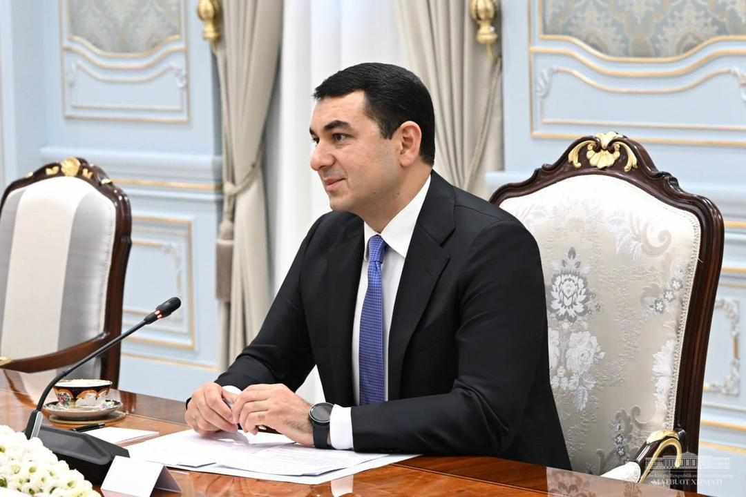 Şavkat Mirziyoyev Adil Kərimlini qəbul etdi – FOTO   - foto 2