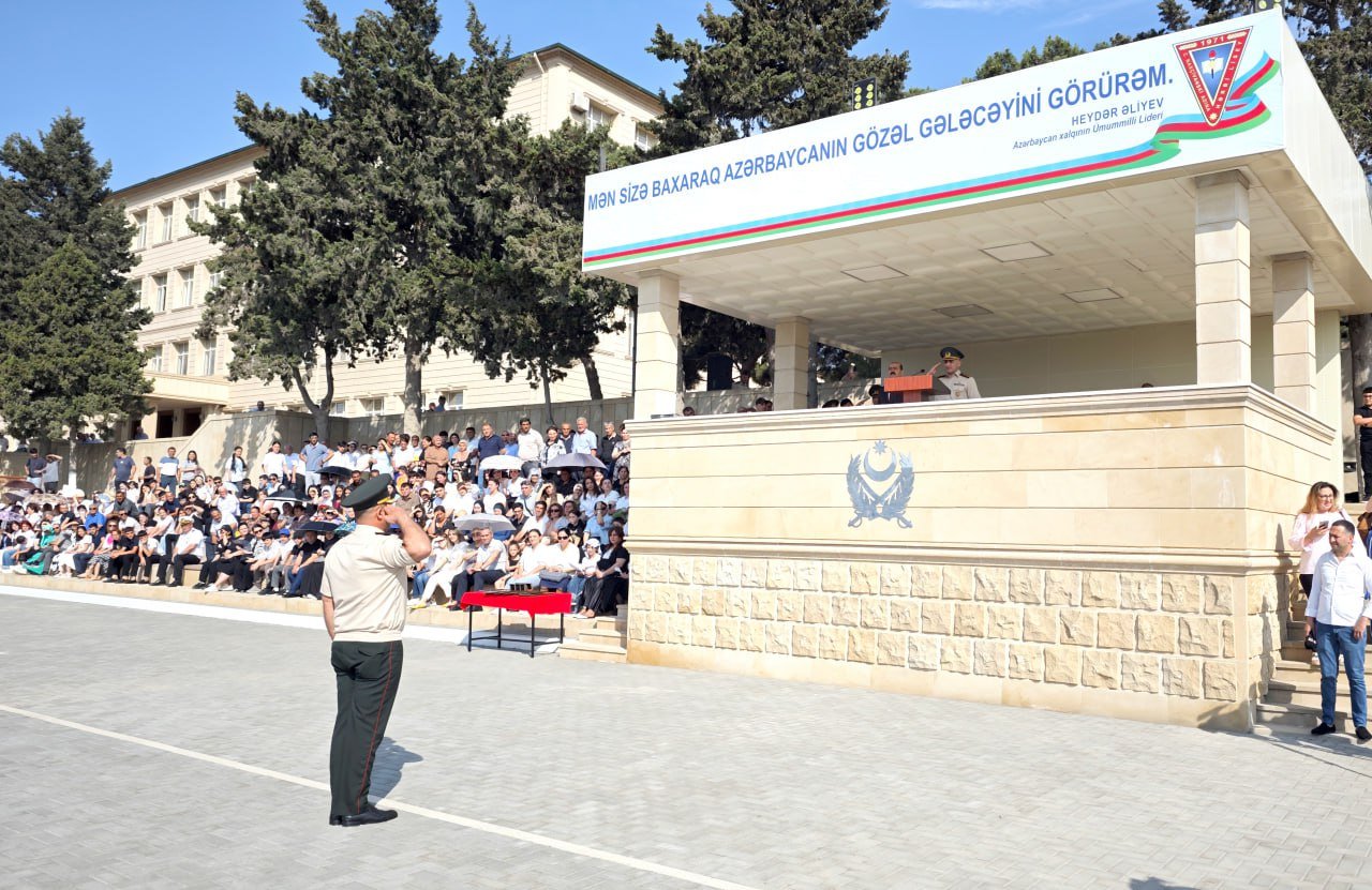Cəmşid Naxçıvanski adına Hərbi Liseyin 52-ci buraxılış mərasimi keçirilib - FOTO - foto 1