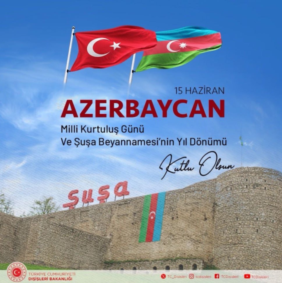 Türkiyə XİN: “Bir millət, iki dövlət” olaraq əbədiyyən bir yerdə olacağıq – FOTO - foto 1