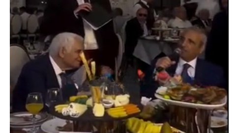 Tağı Əhmədovun toydan yeni görüntüsü - VİDEO