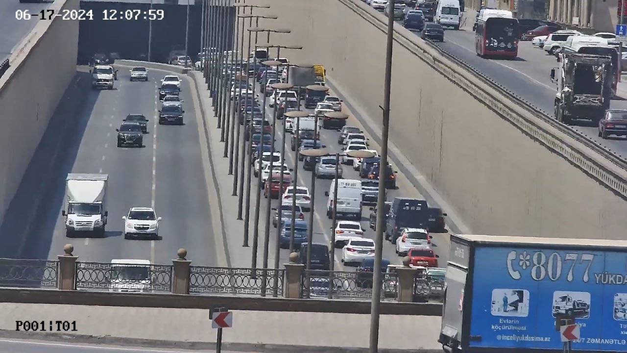 “Koroğlu” və “20 Yanvar” istiqamətində sıxlıq yarandı - SƏBƏB - FOTO - foto 1