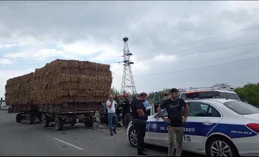 Ağcabədidə ağır QƏZA – Ölən və yaralananlar var - FOTO/VİDEO