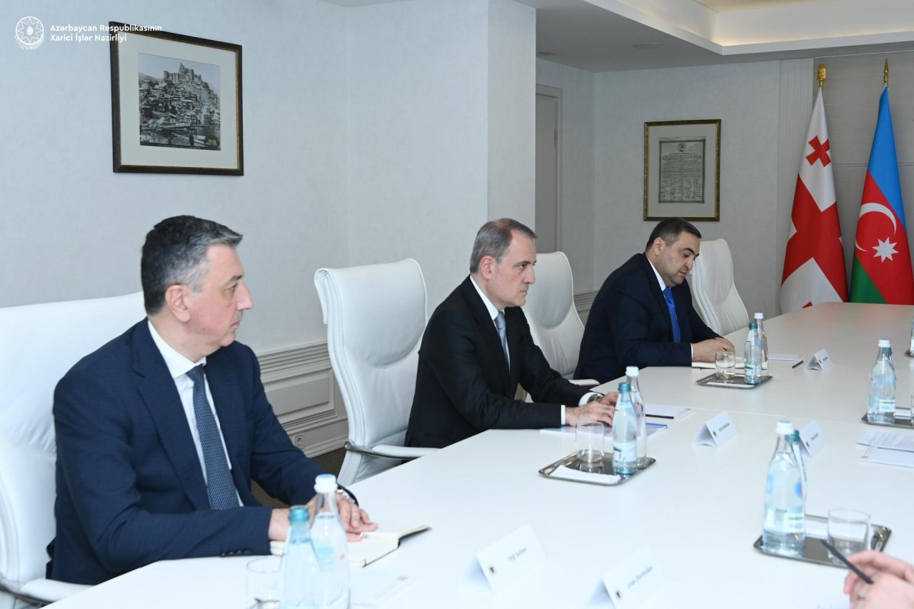 Ceyhun Bayramov Kobaxidze ilə COP29-da tərəfdaşlıq imkanlarını müzakirə etdi - FOTO - foto 3